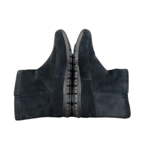 Cole Haan Shoes Womens 9 Bootie Pull On Leather Waterproof Comfort Classic Blue - Picture 9 of 14
